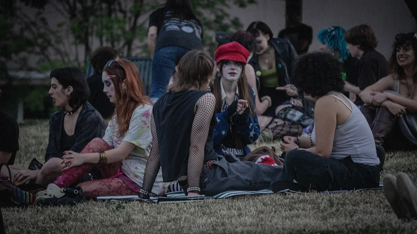 Audience at the show