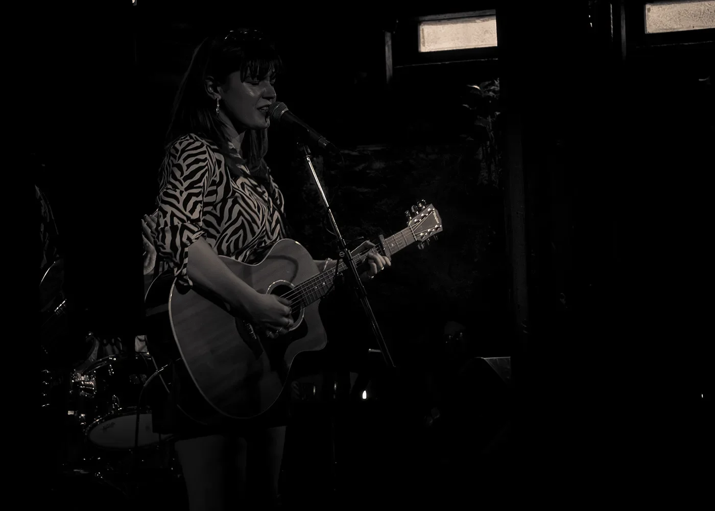 Dani Black performing at Guilt & Company in Vancouver