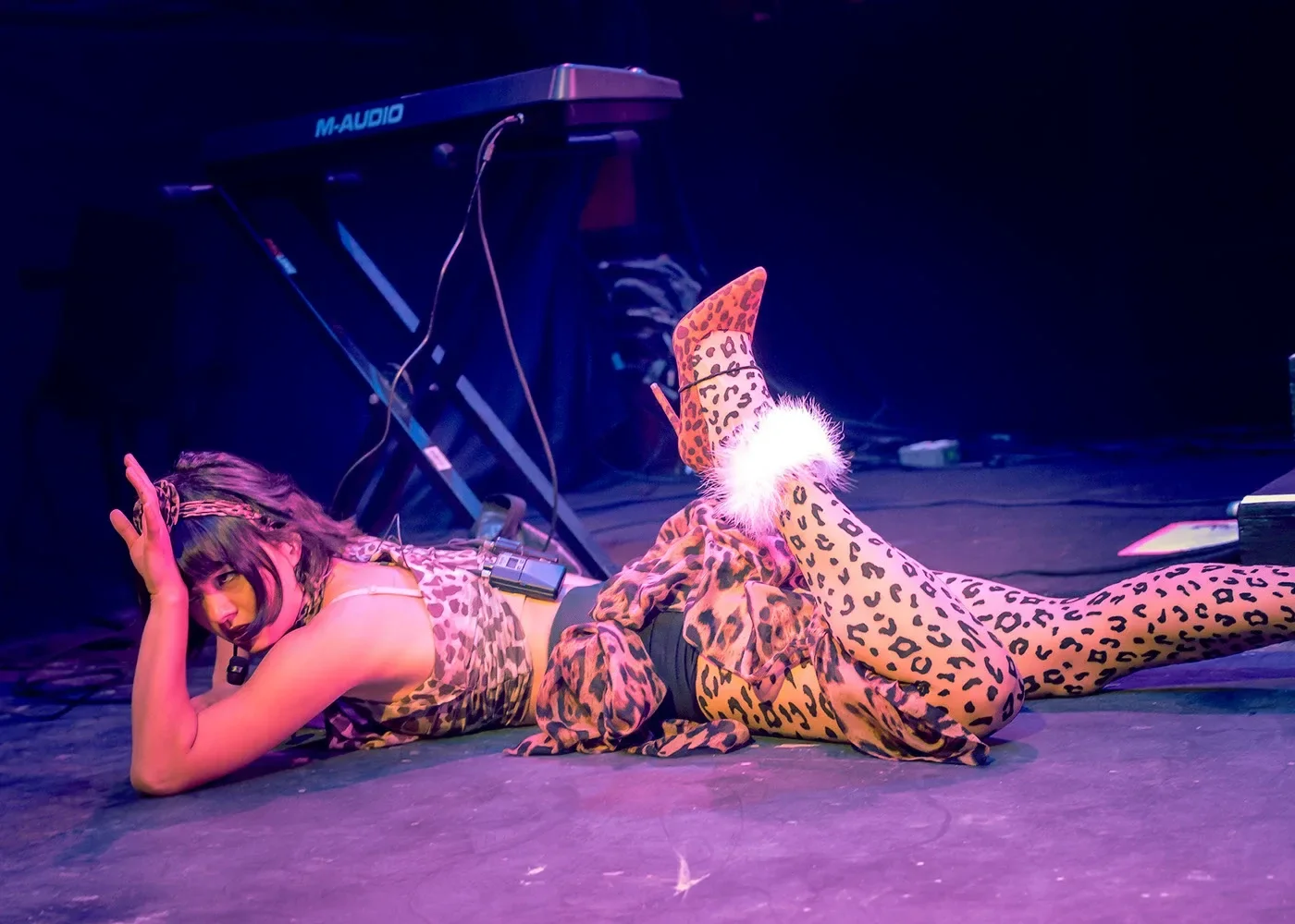 Mikayla Geier performing on her Diva tour at Fox Cabaret in Vancouver