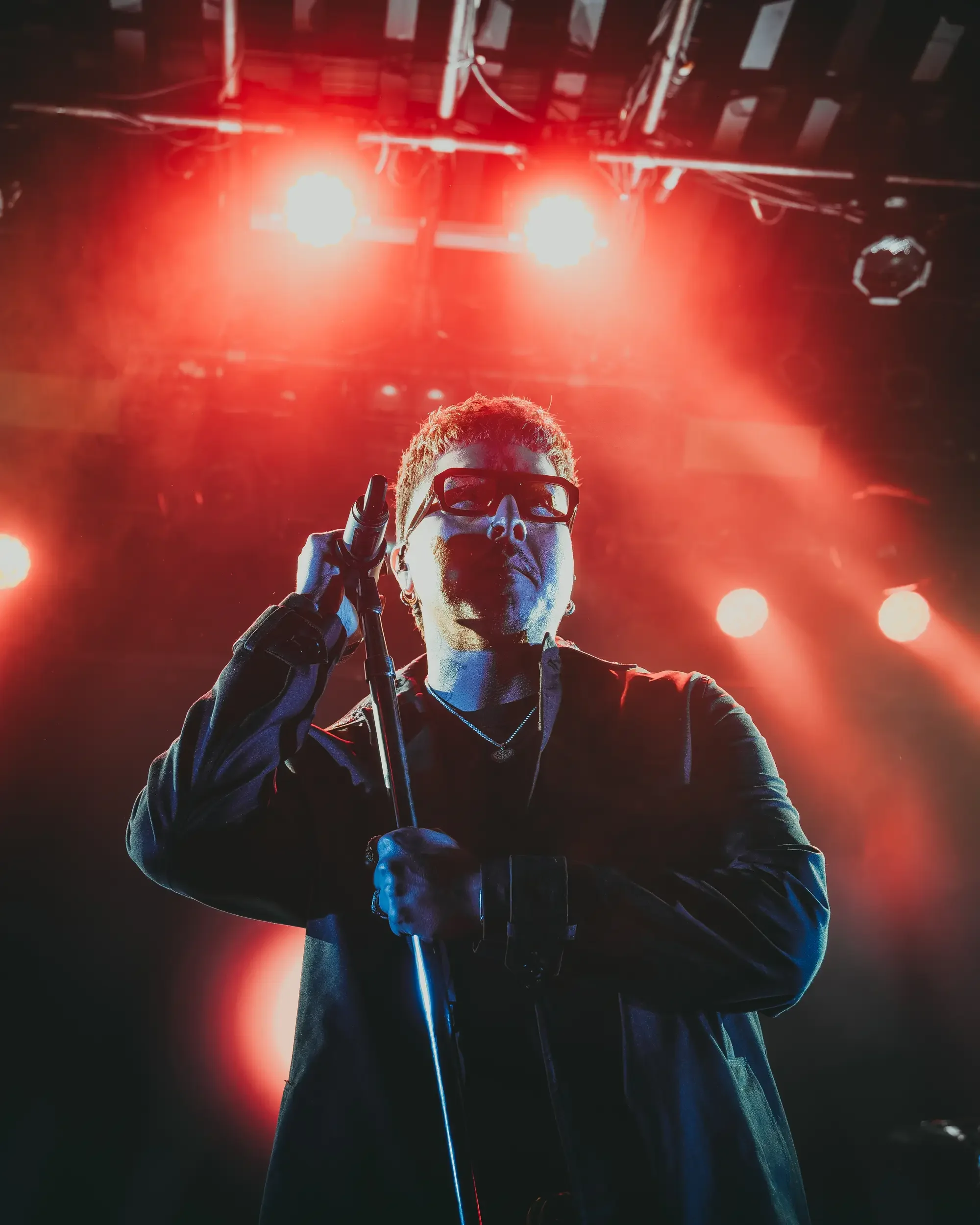 Rory Rodriguez emerging on stage